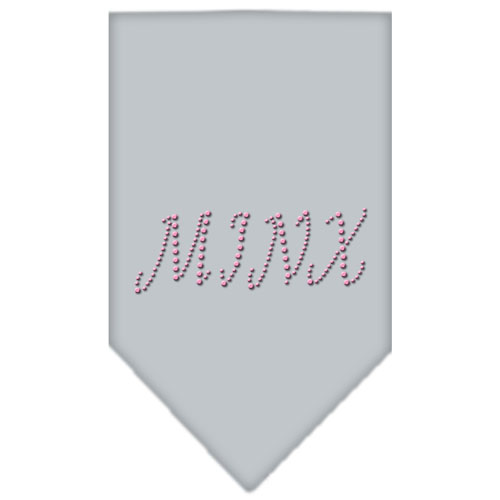 Minx Rhinestone Bandana Grey Small